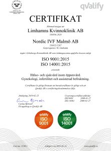Nordic IVF Malmö ISO certifiering